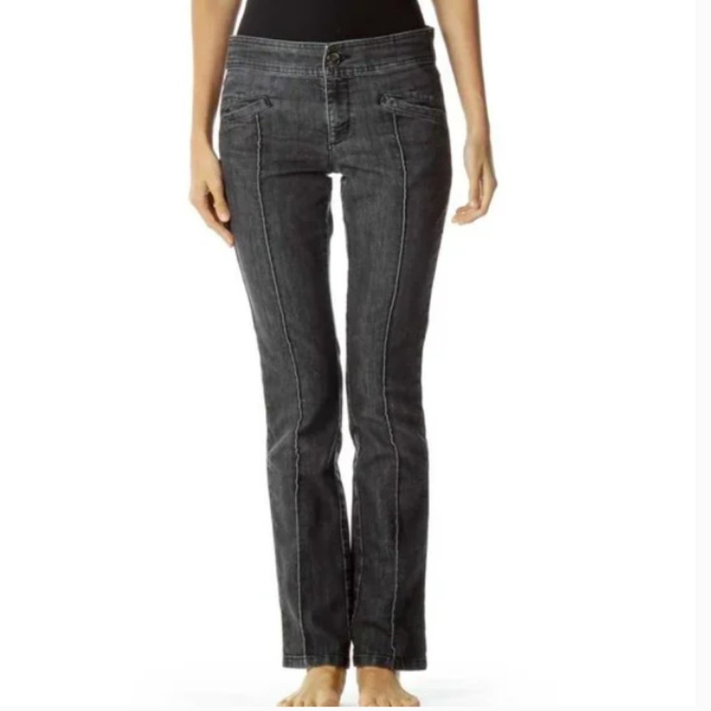 Daughters of the Liberation | Straight Leg Faded Black Jeans
